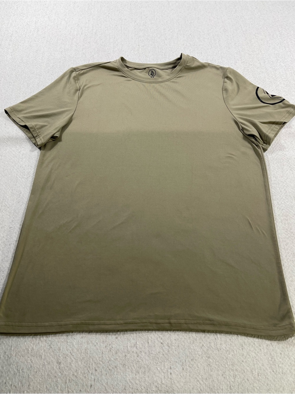 Volcom Men’s M Gravel Color Crew Neck Stretch Short Sleeve Tee Shirt.SKU#0701